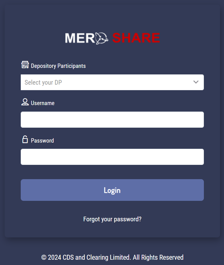 Mero Share Login - CDSC IPO Results - Mero Share IPO Result - Mero Share CDSC mero share login-cdsc ipo results