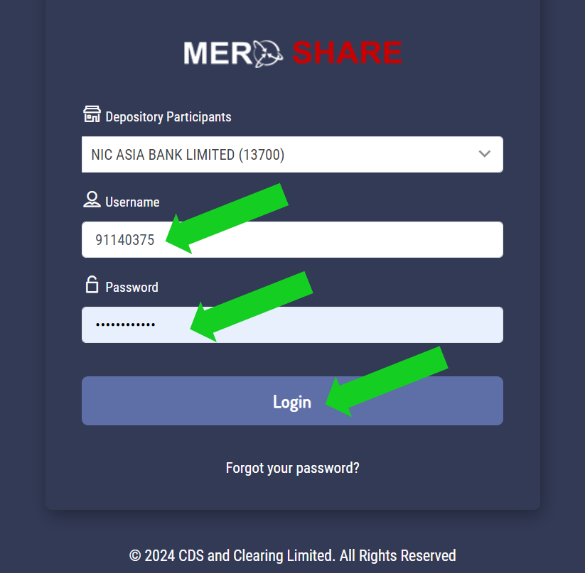 Mero Share Login - CDSC IPO Results - Mero Share IPO Result - Mero Share CDSC mero share login-cdsc ipo results