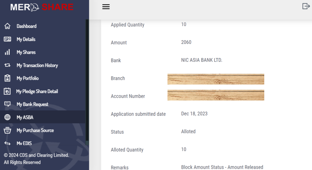 Mero Share Login - CDSC IPO Results - Mero Share IPO Result - Mero Share CDSC mero share login-cdsc ipo results